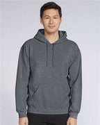 Gildan 9352, Sf500 Unisex Softstyle Midweight Hooded Sweatshirt, Dark Heather