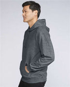 Gildan SF500, Unisex Softstyle Midweight Hooded Sweatshirt, Dark Heather