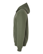 Gildan 9353, Sf600 Unisex Softstyle Midweight Full-zip Hooded Sweatshirt, Military Green