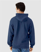 Gildan 9353, Sf600 Unisex Softstyle Midweight Full-zip Hooded Sweatshirt, Navy