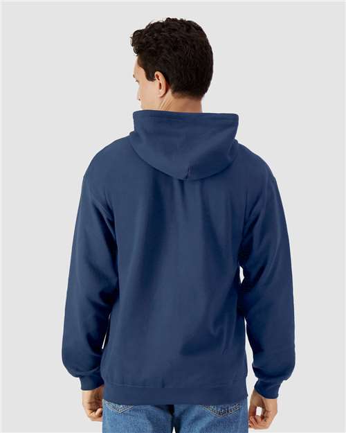 Gildan 9353, Sf600 Unisex Softstyle Midweight Full-zip Hooded Sweatshirt, Navy