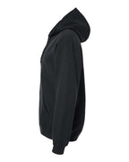 Gildan 9353, Sf600 Unisex Softstyle Midweight Full-zip Hooded Sweatshirt, Black