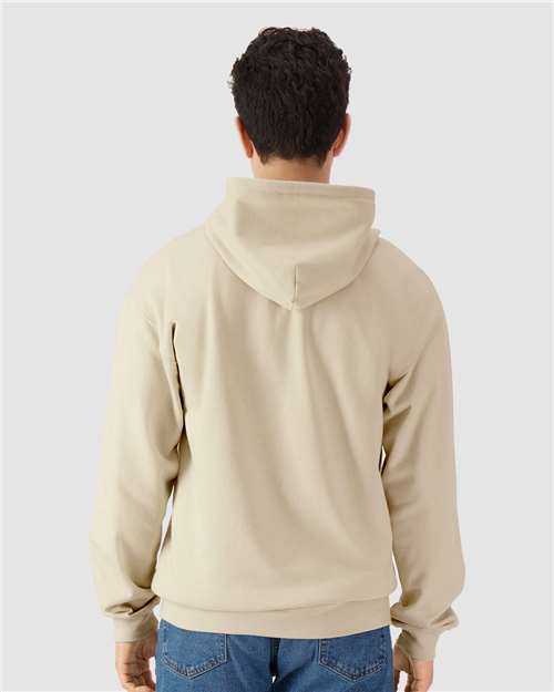 Gildan 9353, Sf600 Unisex Softstyle Midweight Full-zip Hooded Sweatshirt, Sand