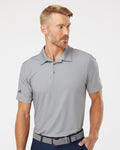 Adidas A498, Men's Ultimate365 Diamond Dot Print Polo, Black/ White/ Grey Three