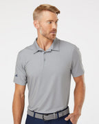 Adidas A498, Men's Ultimate365 Diamond Dot Print Polo, Black/ White/ Grey Three