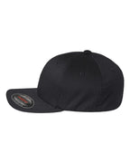 Flexfit 6277Y, 9359 Youth Cotton Blend Cap, Black
