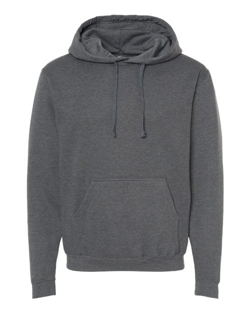 M&O 3320, Unisex Pullover Hoodie, Heather Charcoal