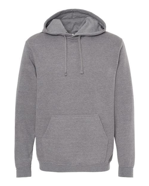 M&O 3320, Unisex Pullover Hoodie, Heather Grey