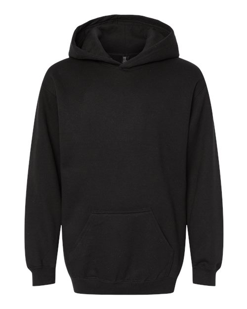 M&O 3322, Youth Fleece Pullover Hoodie, Black