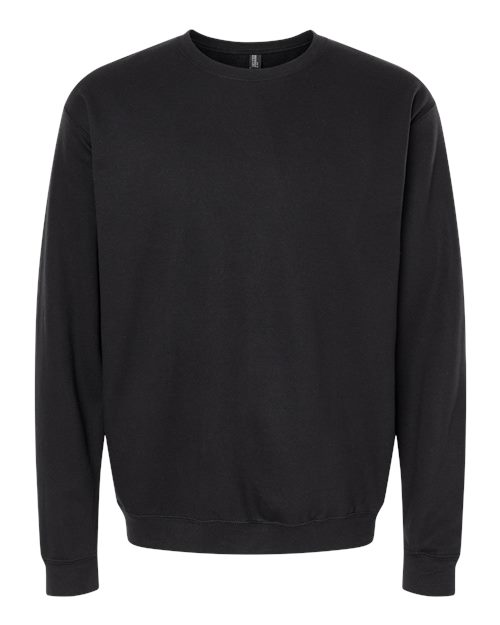 M&O 3340, Unisex Crewneck Fleece, Black
