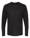 M&O 3520, Poly-blend Long Sleeve T-shirt, Black