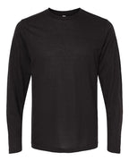 M&O 3520, Poly-blend Long Sleeve T-shirt, Black
