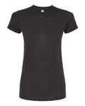 M&O 3540, Women's Deluxe Blend T-shirt, Black