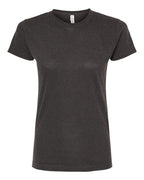 M&O 3540, Women's Deluxe Blend T-shirt, Heather Graphite