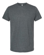 M&O 3541, Deluxe Blend T-shirt, Heather Charcoal