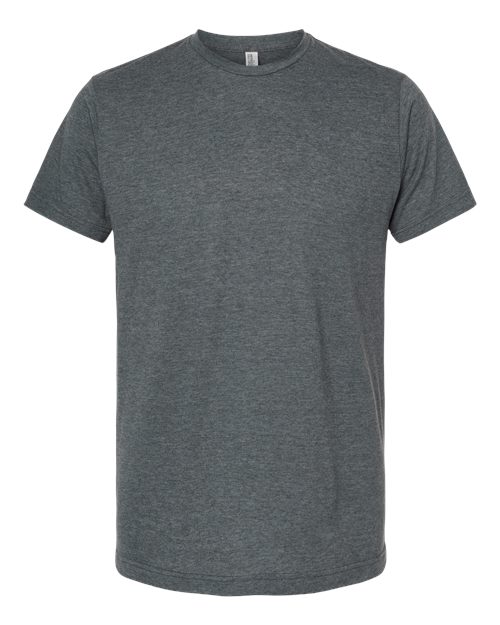 M&O 3541, Deluxe Blend T-shirt, Heather Charcoal