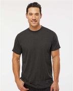 M&O 3541, Deluxe Blend T-shirt, Heather Graphite