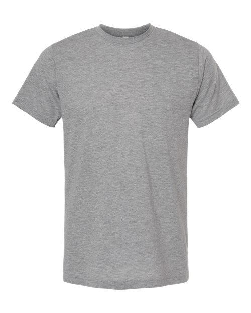 M&O 3541, Deluxe Blend T-shirt, Heather Grey