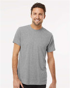 M&O 3541, Deluxe Blend T-shirt, Heather Grey