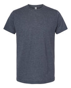 M&O 3541, Deluxe Blend T-shirt, Heather Navy