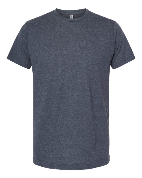 M&O 3541, Deluxe Blend T-shirt, Heather Navy