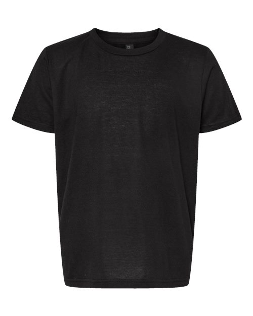 M&O 3544, Youth Deluxe Blend T-shirt, Black