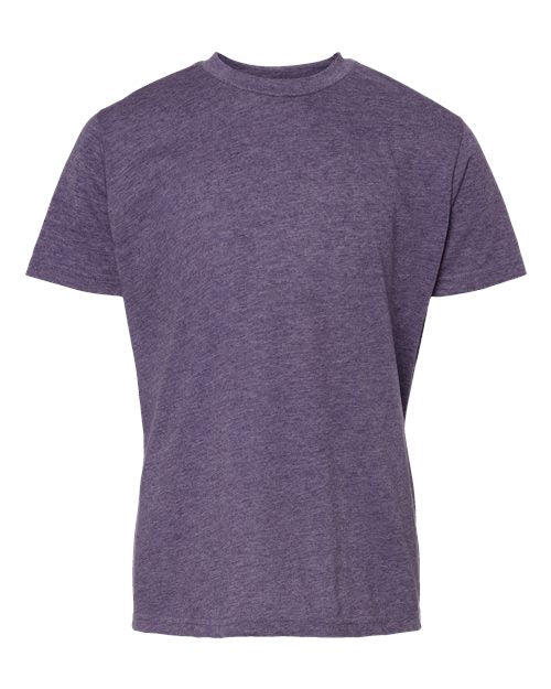 M&O 3544, Youth Deluxe Blend T-shirt, Heather Purple