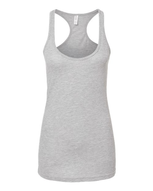 M&O 3590, Women's Racerback Blend Tank, Heather Grey