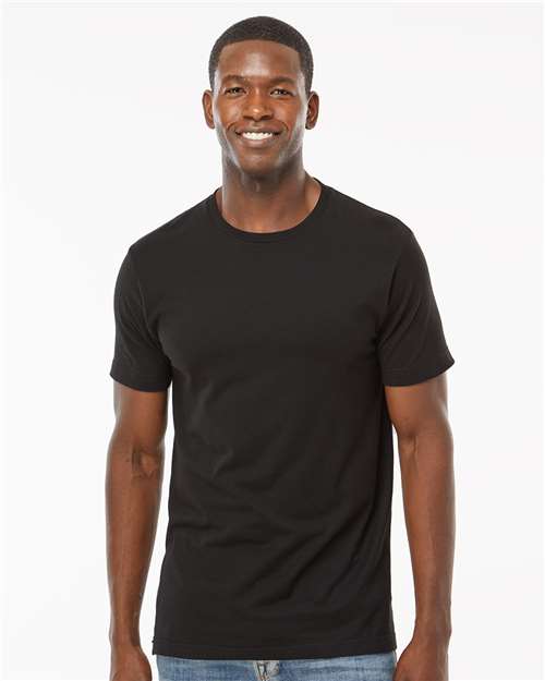 M&O 4502, Fine Jersey T-shirt, Fine Black