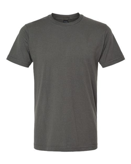 M&O 4502, Fine Jersey T-shirt, Fine Charcoal