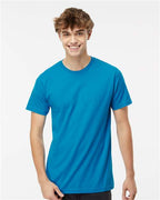 M&O 4502, Fine Jersey T-shirt, Fine Turquoise