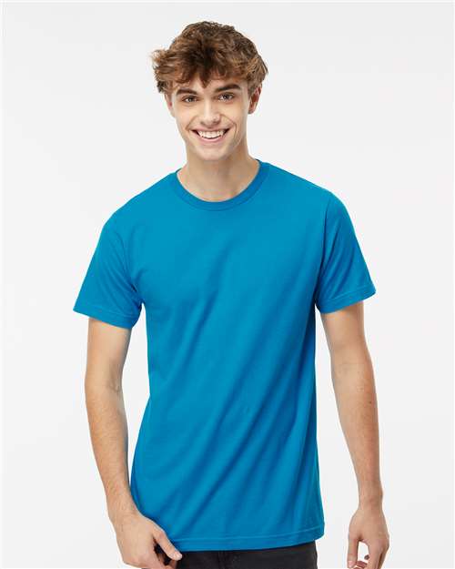 M&O 4502, Fine Jersey T-shirt, Fine Turquoise