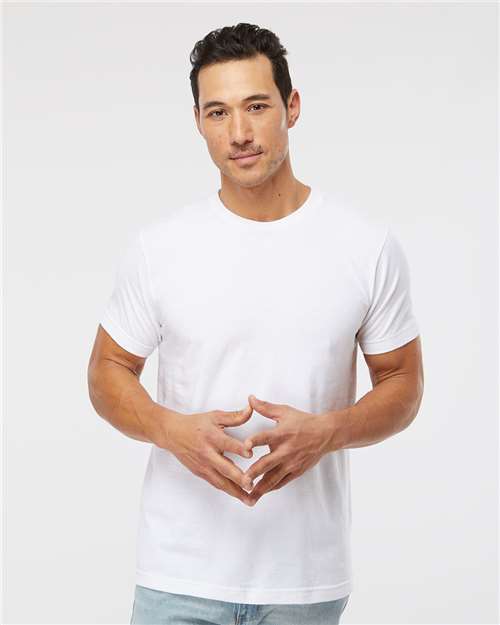 M&O 4502, Fine Jersey T-shirt, Fine White