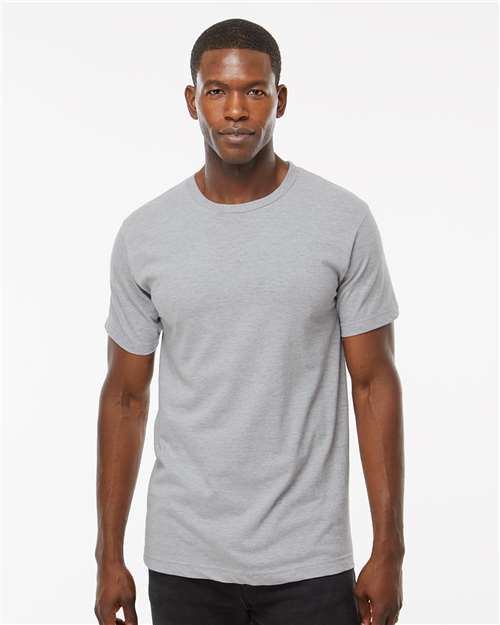 M&O 4502, Fine Jersey T-shirt, Heather Grey