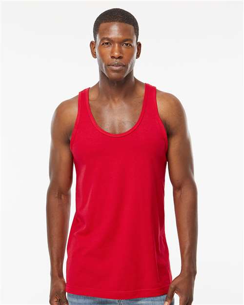 M&O 4505, Unisex Tank Top, Fine Red