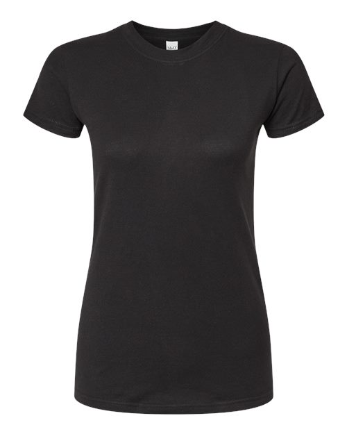 M&O 4513, Women's Fine Jersey T-shirt, Fine Black