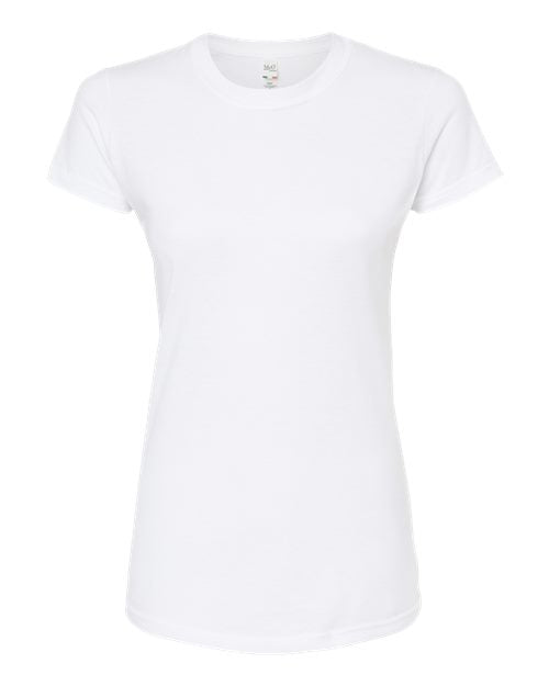 M&O 4513, Women's Fine Jersey T-shirt, Fine White