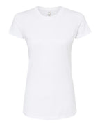 M&O 4513, Women's Fine Jersey T-shirt, Fine White