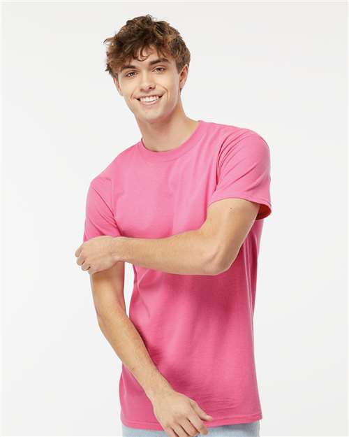 M&O 4800, Men's Gold Soft Touch T-shirt, Azalea