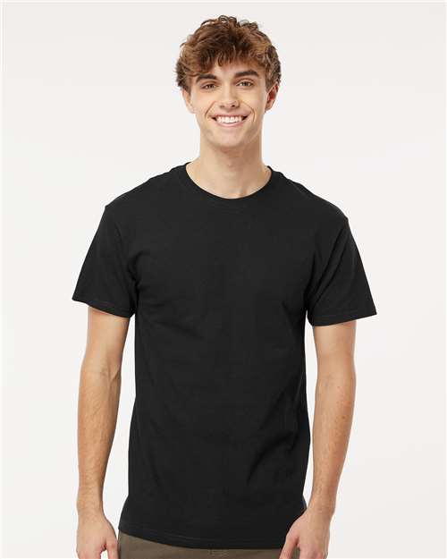 M&O 4800, Men's Gold Soft Touch T-shirt, Black