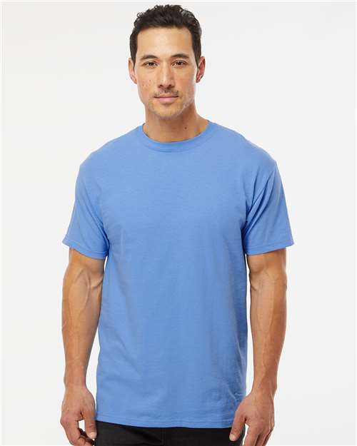 M&O 4800, Men's Gold Soft Touch T-shirt, Carolina Blue