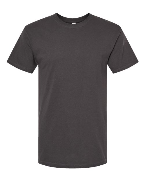 M&O 4800, Men's Gold Soft Touch T-shirt, Charcoal