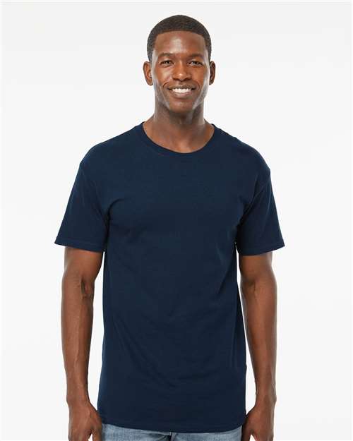 M&O 4800, Men's Gold Soft Touch T-shirt, Deep Navy