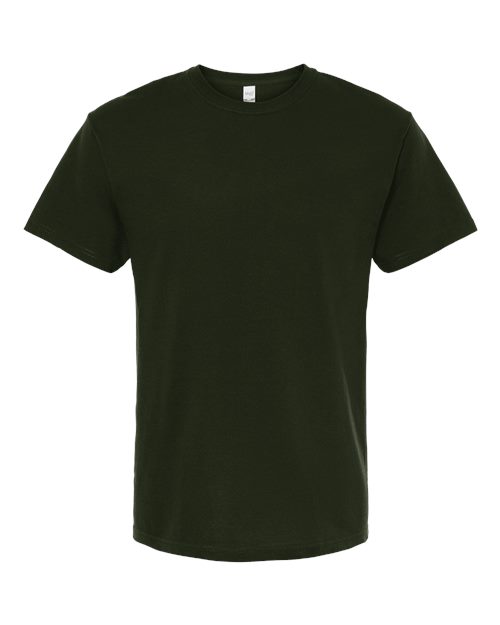 M&O 4800, Men's Gold Soft Touch T-shirt, Forest Green