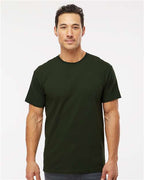 M&O 4800, Men's Gold Soft Touch T-shirt, Forest Green