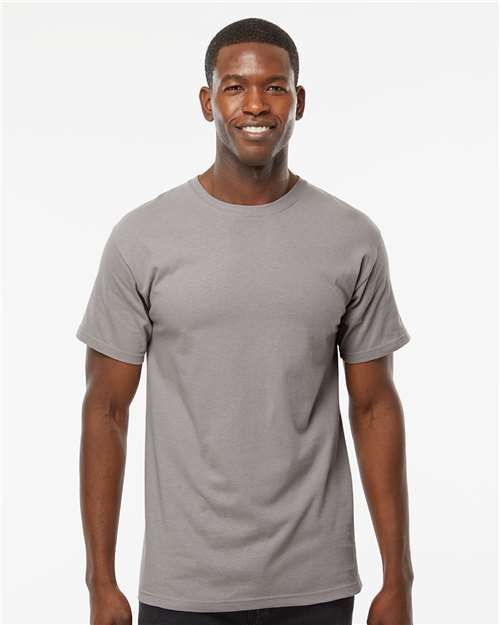 M&O 4800, Men's Gold Soft Touch T-shirt, Gravel