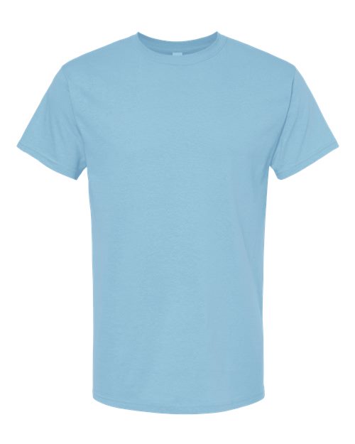 M&O 4800, Men's Gold Soft Touch T-shirt, Light Blue