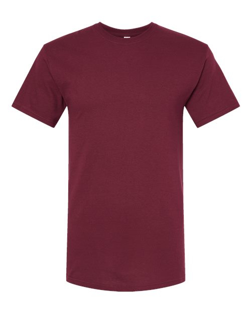 M&O 4800, Men's Gold Soft Touch T-shirt, Maroon