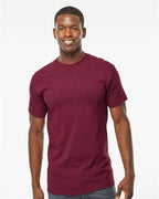 M&O 4800, Men's Gold Soft Touch T-shirt, Maroon