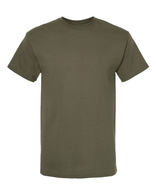 M&O 4800, Men's Gold Soft Touch T-shirt, Military Green